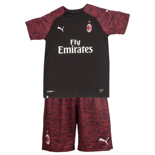 Camiseta AC Milan 3ª Niño 2018-2019 Negro